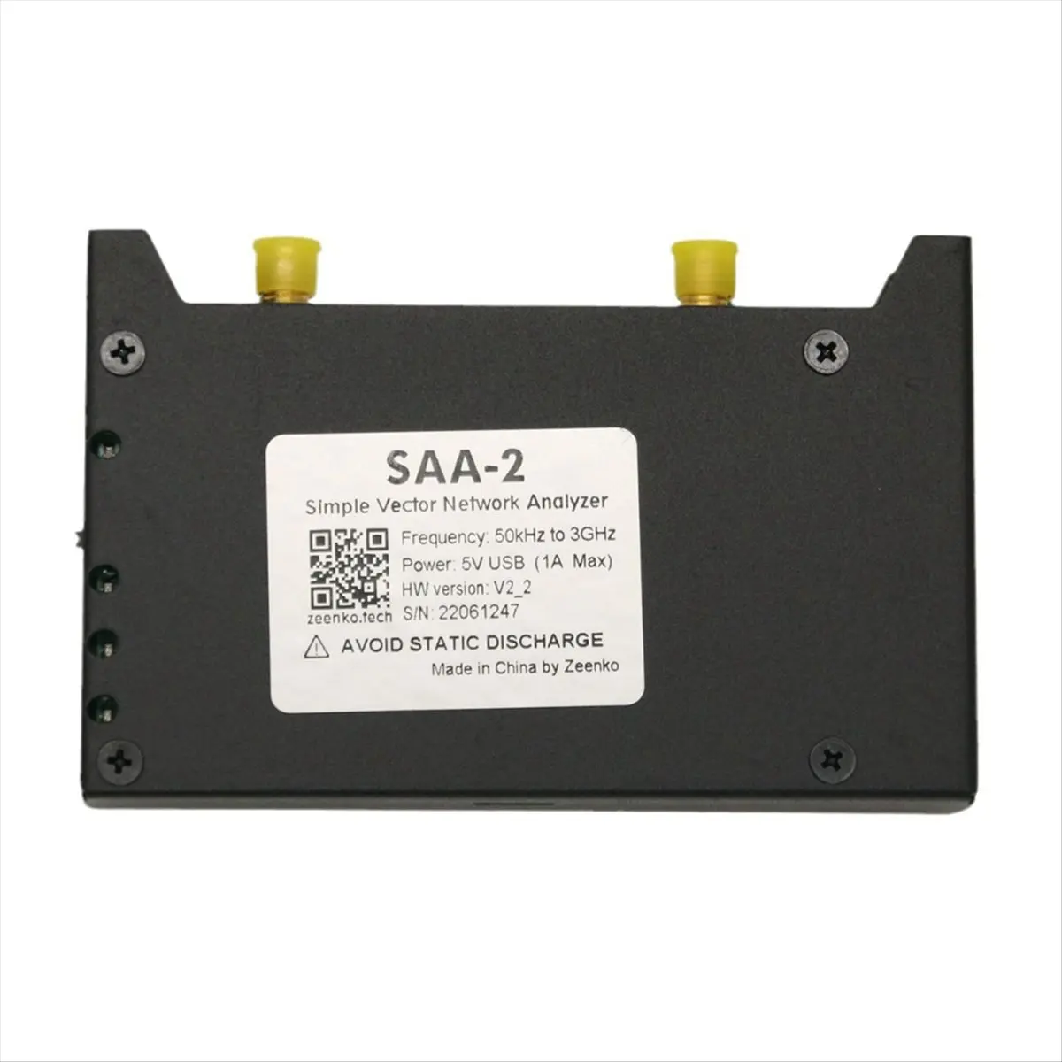 L77A 3G SAA-2 Vector Network Analyzer V2 HF VHF UHF VNA Antenna Analyzer with 2.8In Screen Handheld Spectrum Analyzer