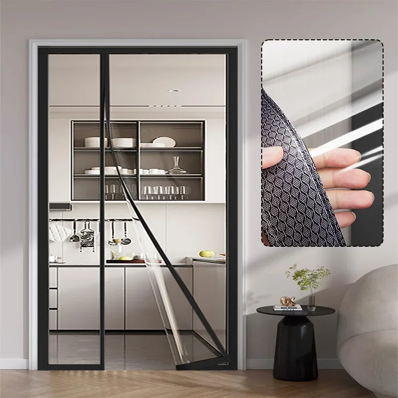 

For Transparent air conditioning door curtain to prevent air conditioning household anti-oil smoke kitchen plastic partition cur