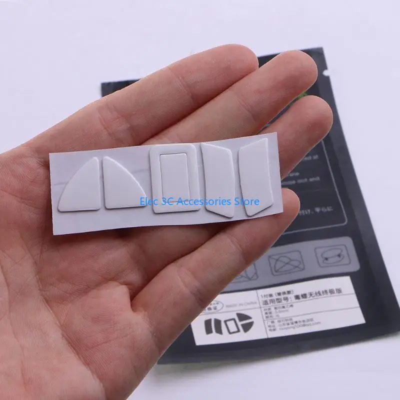 Y51A Mouse Skate Stickers Rounded Curved Edges Mouse Feet for Viper