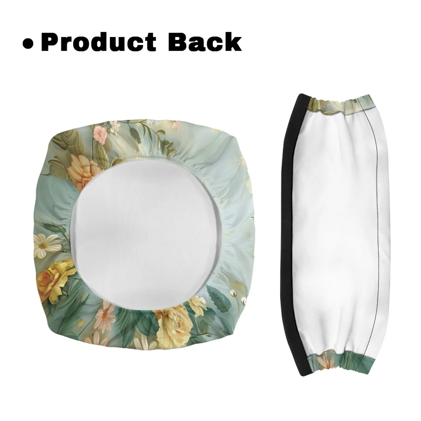 Coloranimal Vintage Daisy Set of 2 Seat & Back Covers Walker Seat Cushion for Senior Street Scenes view 3