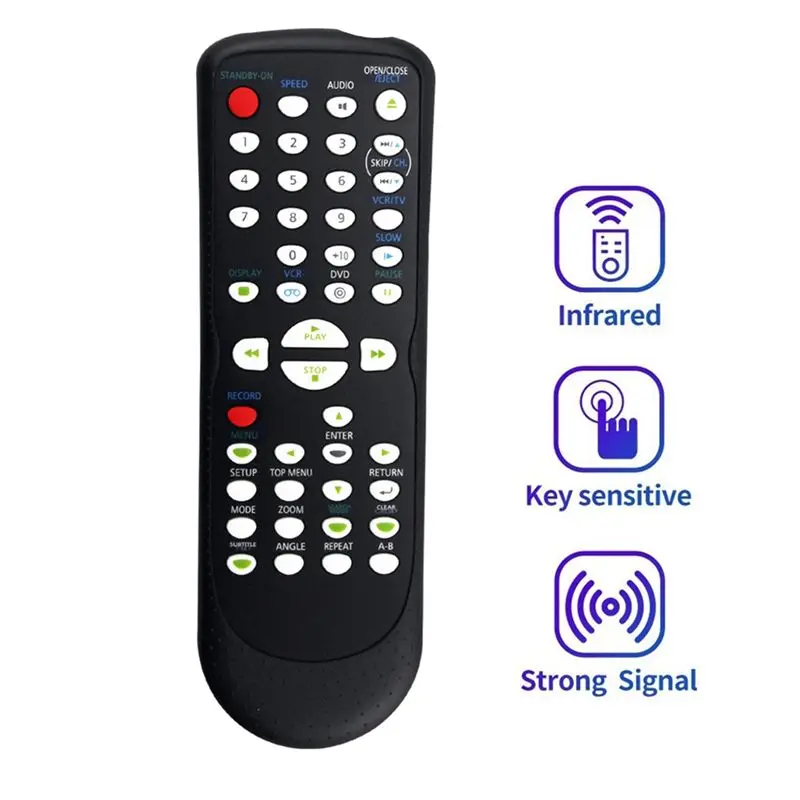ABKN Replacement Remote Control for Magnavox DVD VCR Combo Recorder MWD-2206 MWD-2205 NB179 NB150
