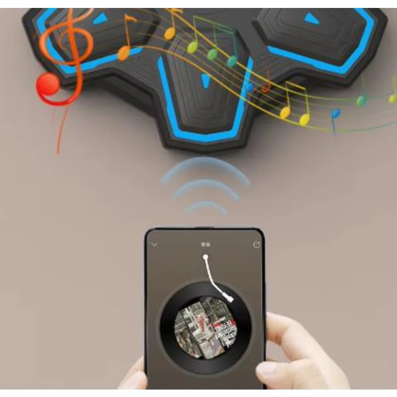 Smart Bluetooth Music Boxing Wall Target Wall Mount Punch Pad Home Boxing Machine Fitness Reaction Equipment Body Building