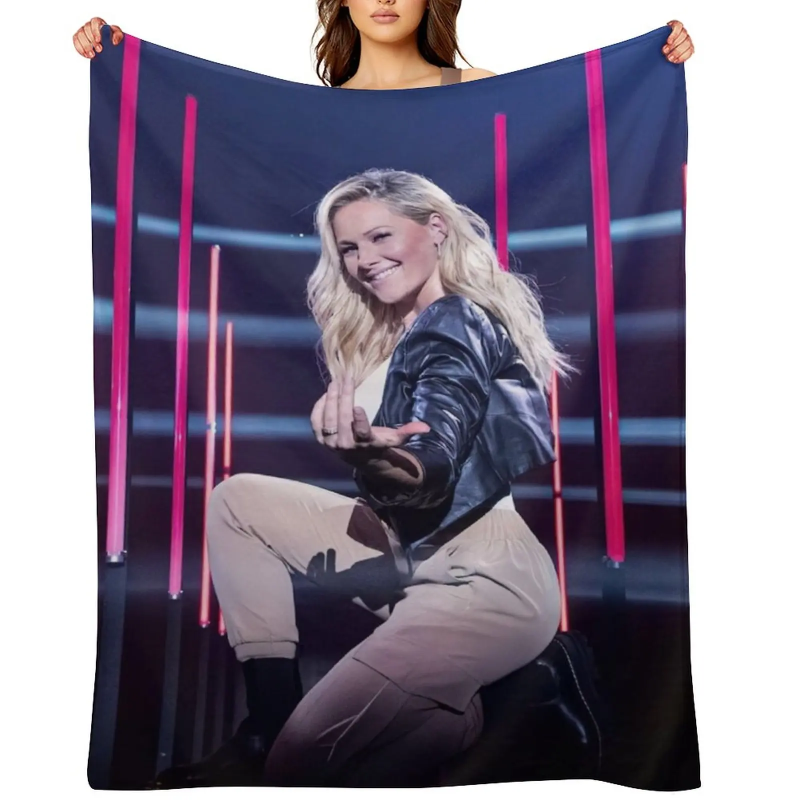 

Helene Fischer Im Rausch Der Sinne Throw Blanket valentine gift ideas For Sofa Thin anime Flannels Blankets