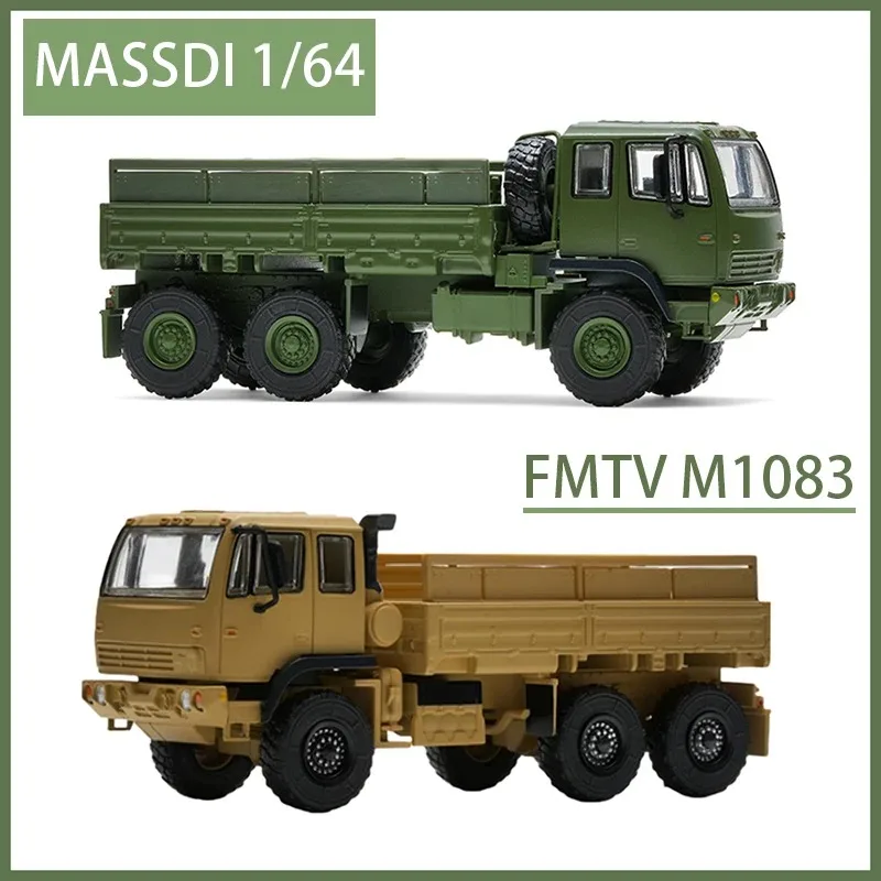 

MASSDI 1:64 FMTV M1083 Pickup Truck TJ1002/TJ1003 Alloy Car Model Ornament Souvenir Display Collection Hobby Gift