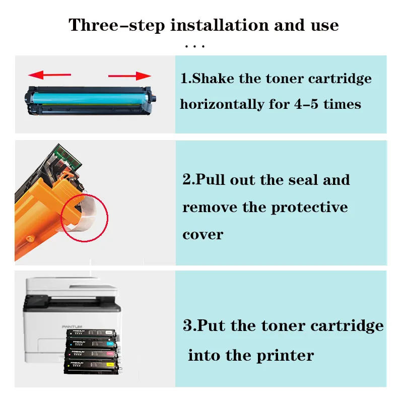 Imagem -06 - Cartucho de Toner para Pantum Cp1100dn Cp1100dw Cm1100dn Cm1100dw Cm1100adn Cm1100adw Ctl1100k Ctl-1100c Ctl-1100m Ctl-1100y