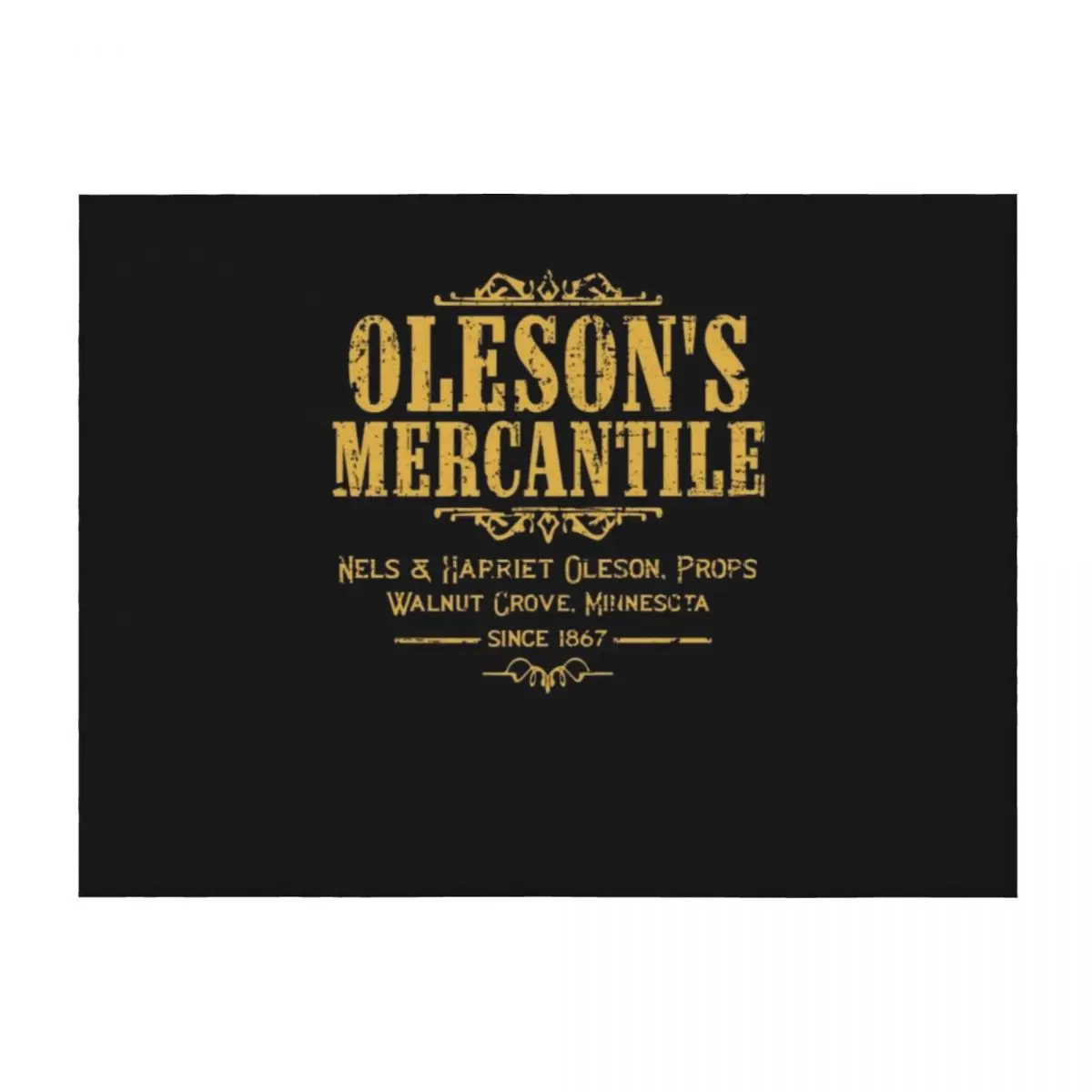 

Oleson's Mercantile - From Little House on the Prairie Throw Blanket Thermal Summer Winter beds For Baby Blankets