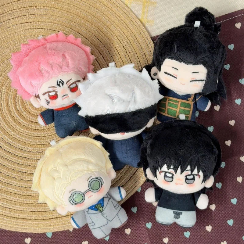 10cm JJK Fushiguro Toji Plüschpuppe Geburtstag Mini Nanami Kento Anhänger Spielzeug Ryomen Sukuna Stoffpuppen Geburtstags- und Weihnachtsgeschenk