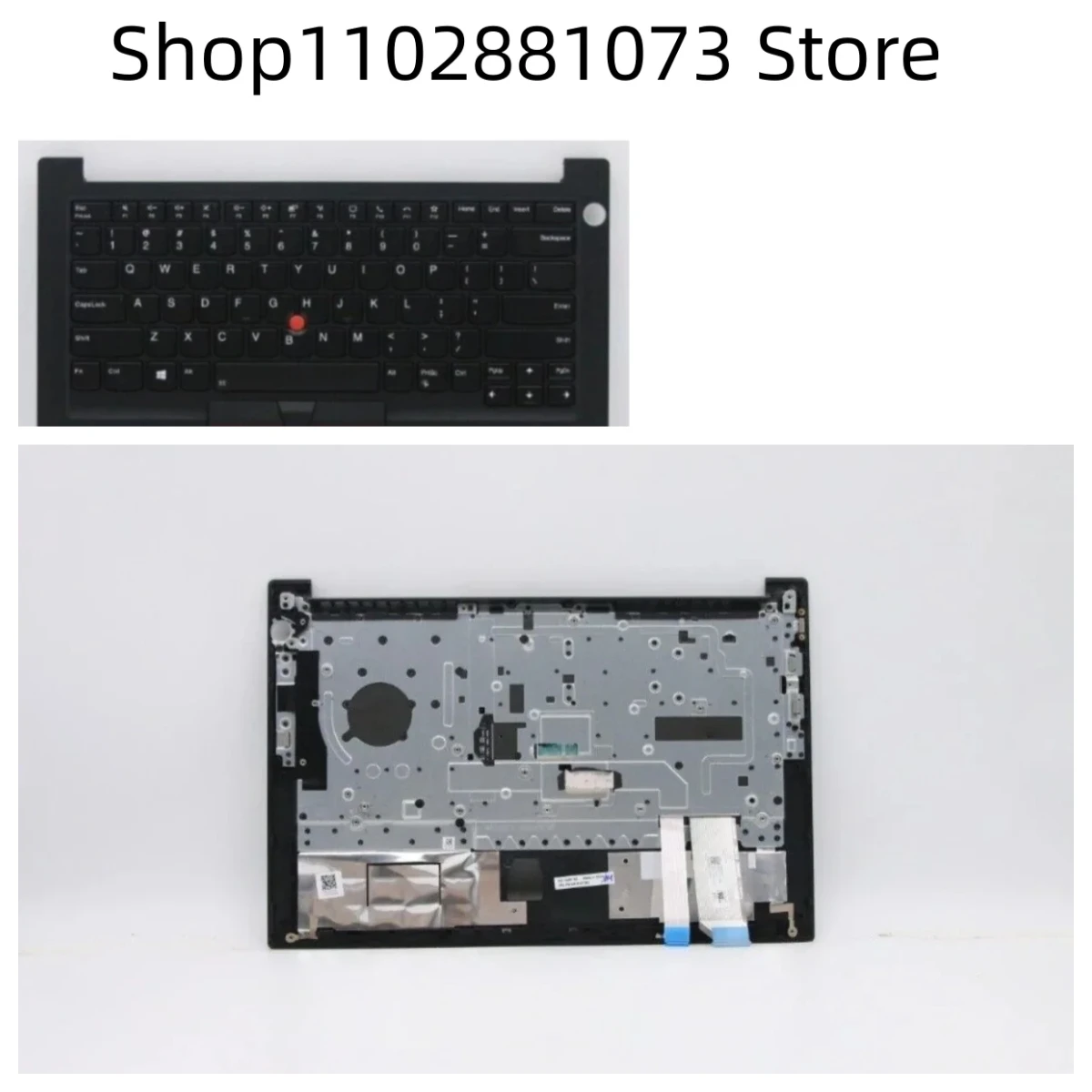 

New Backlit keyboard Palmrest Case Cover Non FP Hole Backlit 5M10Z27363 For Lenovo ThinkBook E14 Gen2