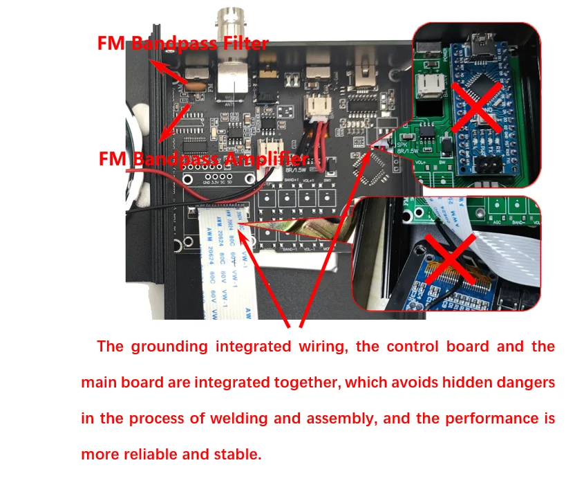 SI4732 ATS-20+ Plus ATS20 V2 Receptor de rádio de todas as bandas FM AM (MW e SW) SSB com bateria de lítio + antena + alto-falante + estojo