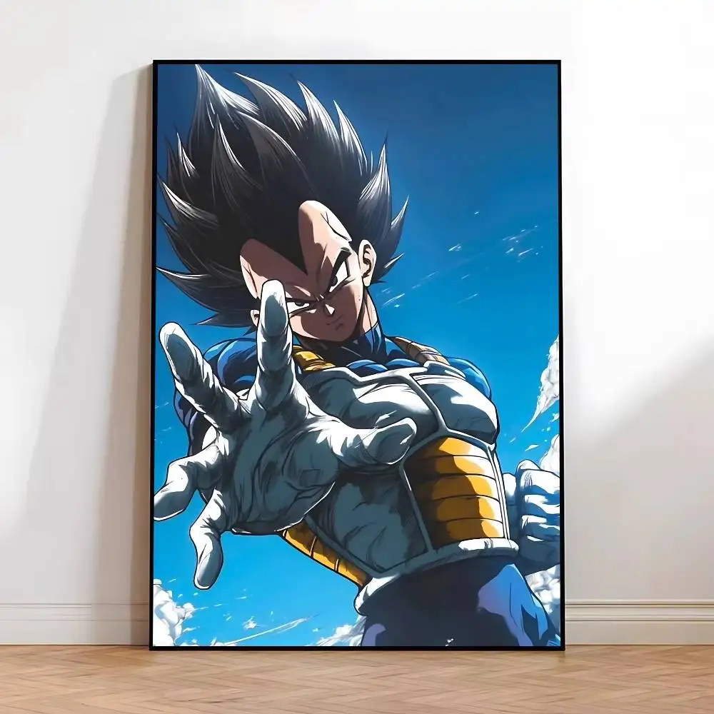1 Stück Anime Dragon Ball Vegeta Poster HD-Druck Vintage Wandkunst Dekoration für Zuhause und Arbeitszimmer – Detail 4