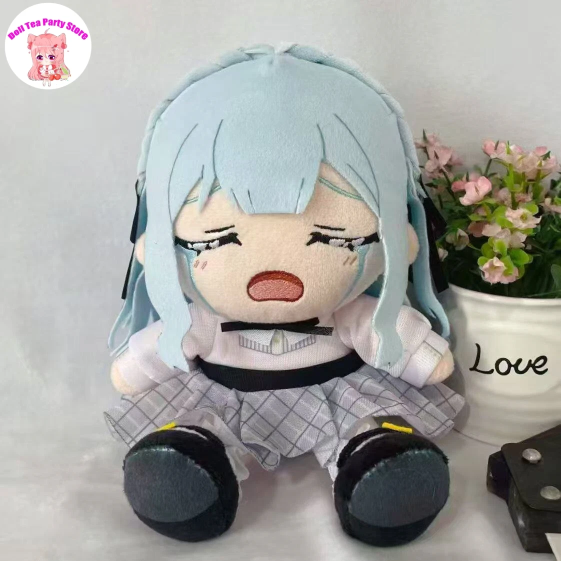 

20-сантиметровая аниме-фигурка BanG Dream! Плюшевая хлопковая кукла-талисман MyGO AveMujica Oblivionis, мультяшная игрушка в сидячей позе, подушка-игрушка, подарок