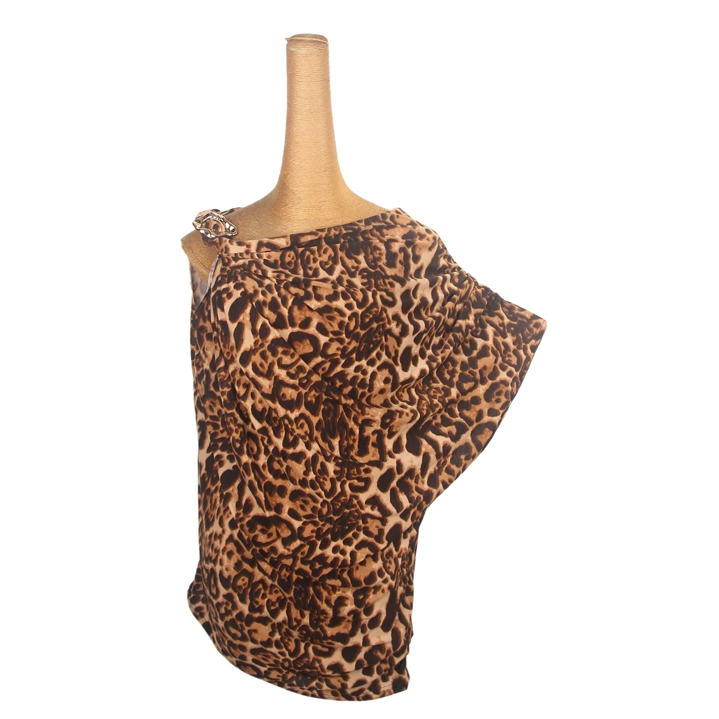 Latin Dance Kleidung Frauen Lose Schräg Schulter Leopard Schwarz Tops Erwachsene Rumba Cha Cha Tanz Kleid Praxis Ausbildung Kleid SS1132