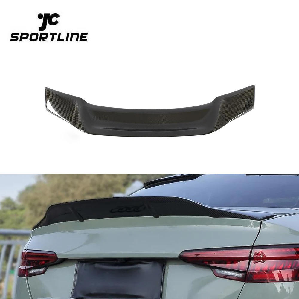 

Для Audi A3 SLine S3 RS3 2014-2018: Задний спойлер/антикрыло из карбона для багажника