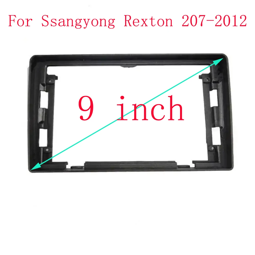 

9 Inch Car Frame Fascia Adapter Android Big Screen Audio Dash Fitting Panel Kit For Ssangyong Rexton 2007-2012