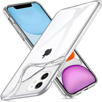 Ultra Thin Silicone Case For iPhone 15 14 Plus 13 12 Mini 11 Pro XS Max X XR SE 2022 2020 7 8 Clear Soft Transparent Cover Coque