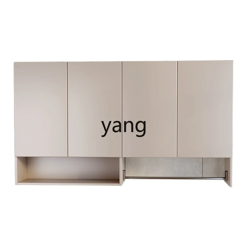 LH household simple modern artificial stone countertop balcony washing machine hanging cabinet