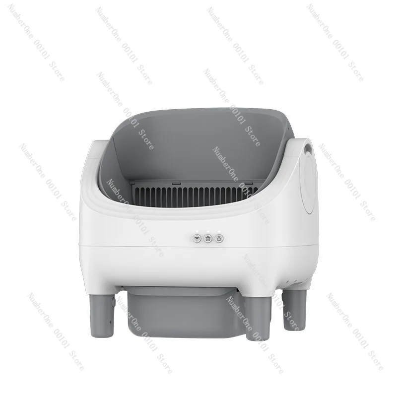 Full Enclosed Automatic Cat Litter Box Self Cleaning Electric Smart Cat Toilet Deodorizing Odor Control Pet Litter Tray One