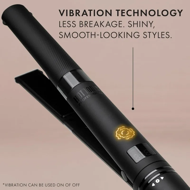 New and Exclusive Hair Straightener for Ultra Sleek Hairstyles, Turn on Vibration Technology for Super Smooth Results