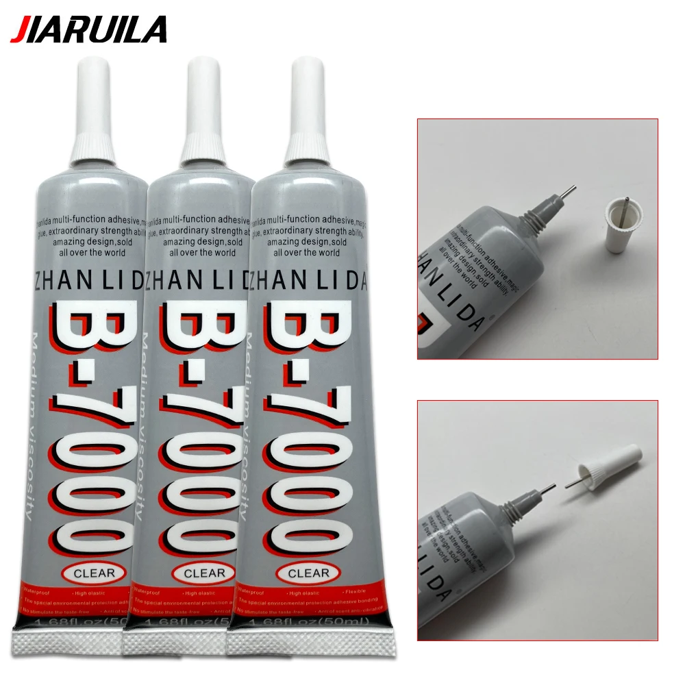 3ML 5ML 9ML 15ML 25ML 50ML 110ML B7000 Clear Contact Phone Repair Adhesive Universal Glass Plastic DIY Glue T-7000 / E-7000