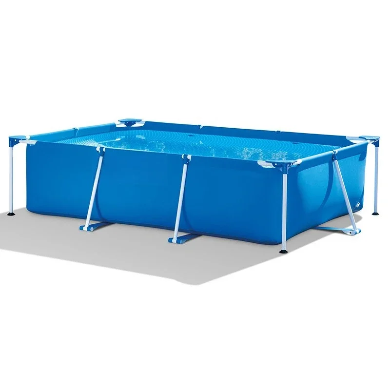 

swimming pool indoor, household stand pool play, outdoor large fish pond