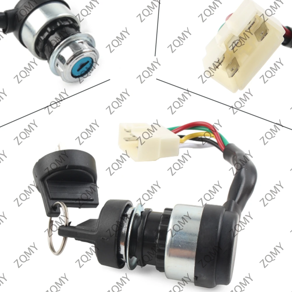 Motorcycle 5 Wire Ignition Key Switch For Chinese Generator 170F 178FA 178F 186F 186FA