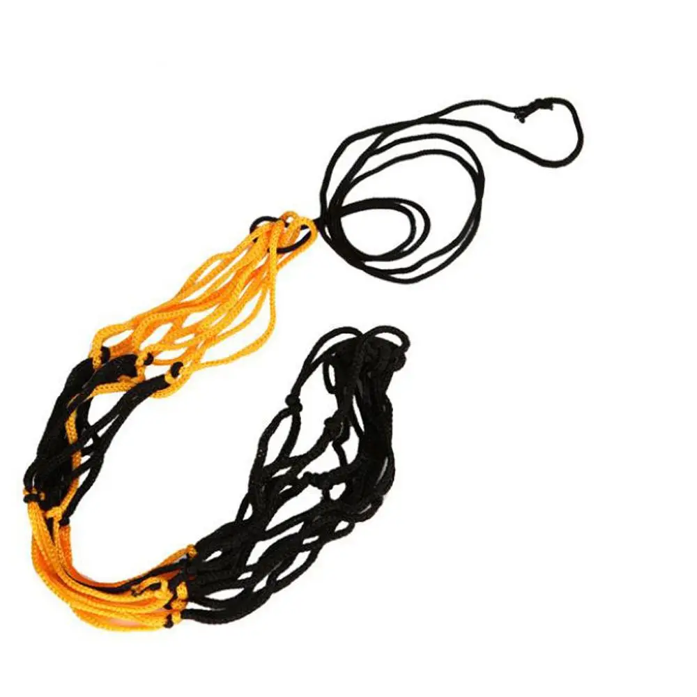 Práctico bolso de red de baloncesto con pelota de nailon, bolsa de malla para fútbol