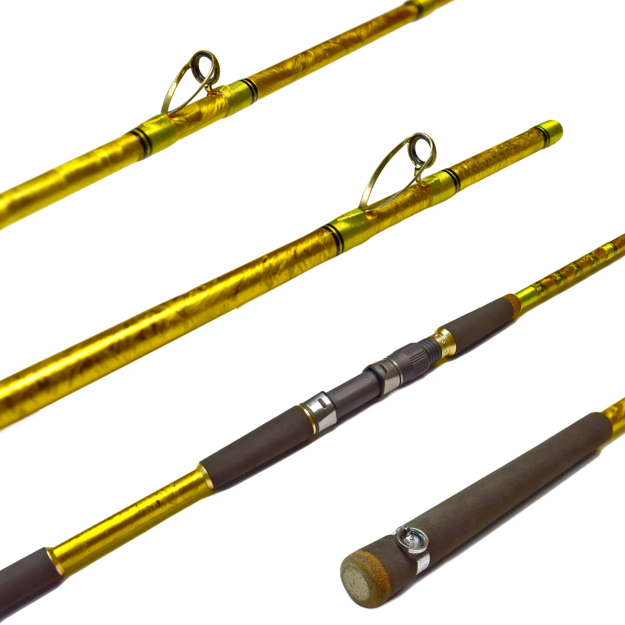 

YJTY102 Wholesale Medium Heavy Telescopic Travel Fishing Rod Trolling Rod for Sale