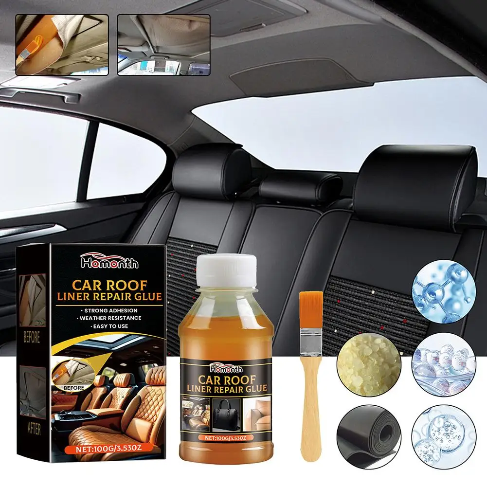 Special Strong Repair Adhesive For Car Roof Lining Quick Drying Environmentally Friendly And Traceless Adhesive image 3