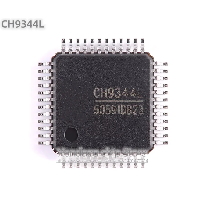 1pcs/lot CH9344L LQFP-48 package Original genuine USB control chip