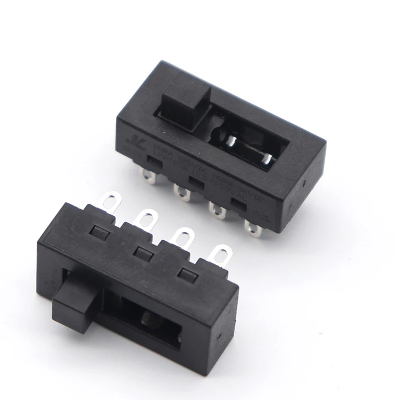 【5-1PCS】Black 12A 250V 3 Position 8 Pin Toggle Slide Switches LQ-103H Hair Dryer for JJ-15 Philips Flyco FH6218/20/21/31