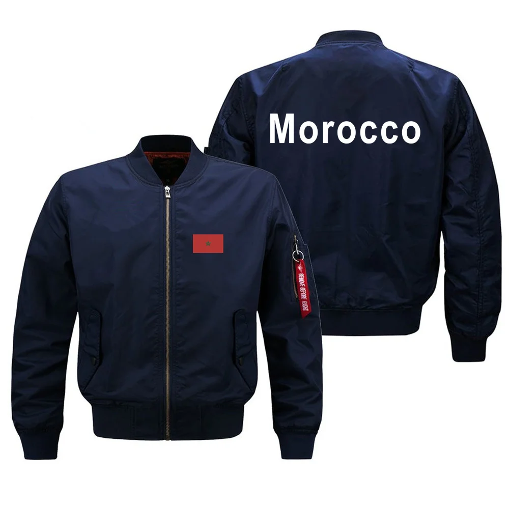 Funny Morocco Military Flight Aviation Men Ma1 Bomber Jacket Outdoor Windproof Man Baseball Coats men clothing