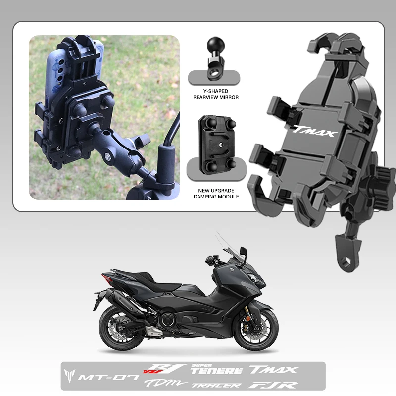 

High-Grade Mobile Phone Holder GPS Stand Bracket Motorcycle Accessories For Yamaha TMAX 530 Tmax 500 T-MAX 560 TMAX530 tmax560