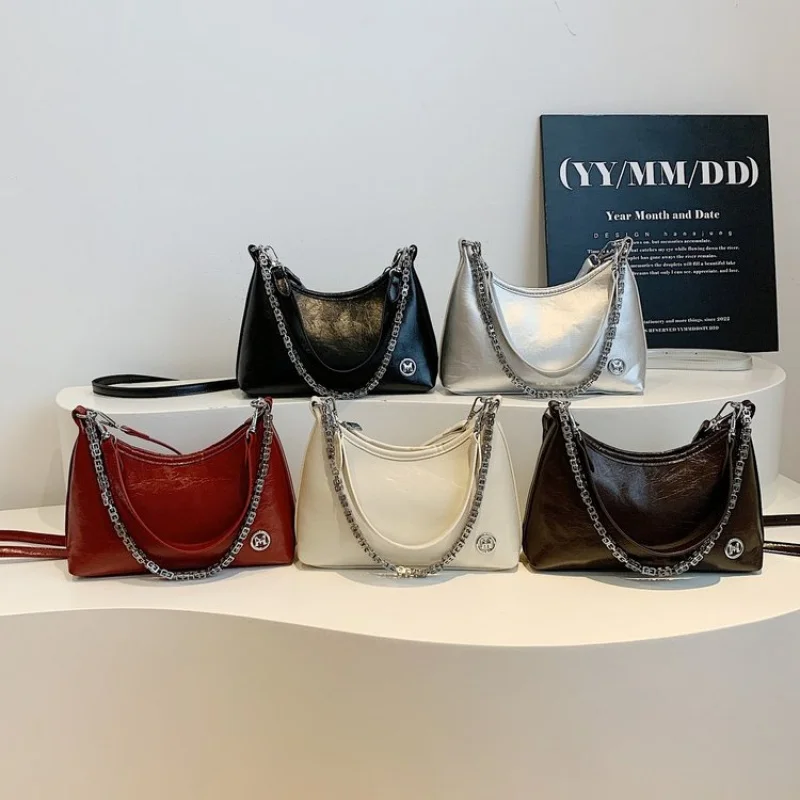 

Elegant Women's Messenger Bag Leather Crossbody Shoulder Purse Designer Tote Handbag Classic Luxury
