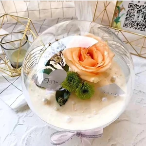 Transparente Kunststofffülle bauble, DIY -Ornament, leichter Acrylball, Hochzeitsfeier -Wohndekorationen, Kindergeschenk, Süßwarenschachtel, 10pcs 8 Hauptverkaufs -Acrylkugel - №3