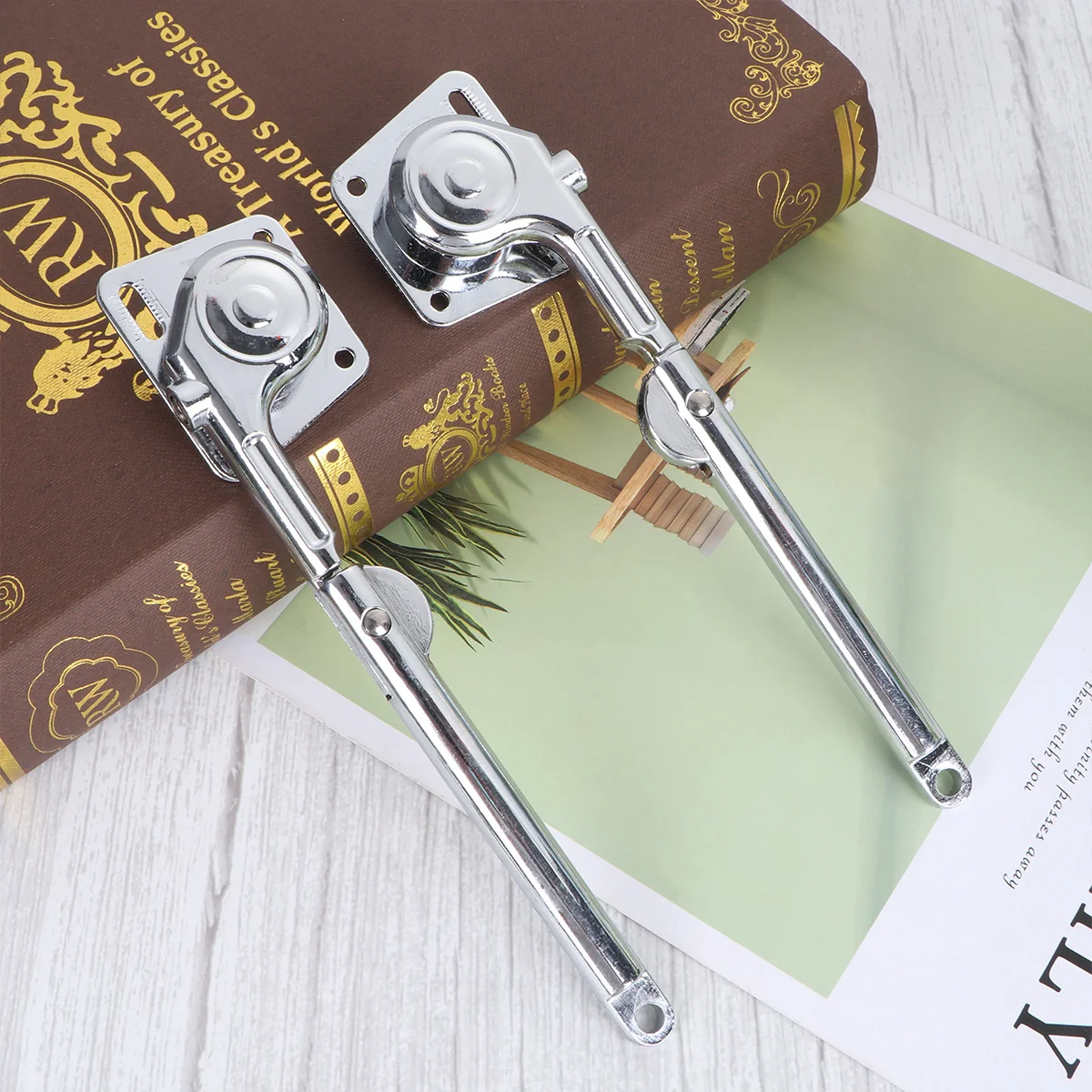 

2pcs Heavy Duty Cabinet Door Latch Cupboard Closet Catch Zinc Alloy Hardware For Wardrobe Drawer Support 12Kg Silver