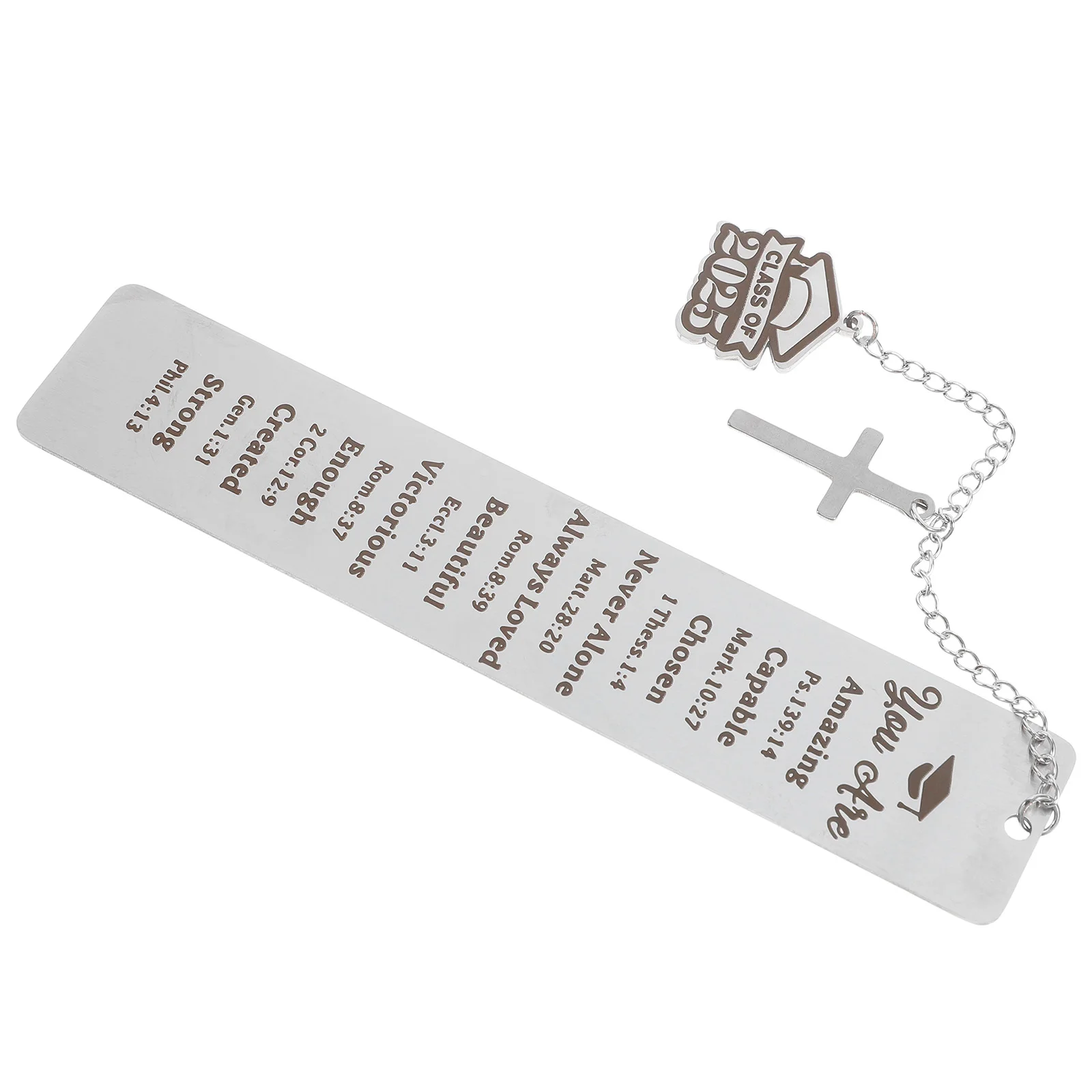 

Stainless Steel Graduation Bookmarks Cross Cap Design Teacher Student Graduation Ceremony Classroom Prize Gift