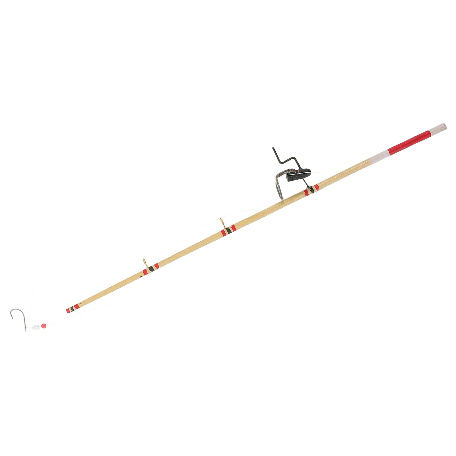 

Mini Fishing Rod Boy Toys Kids Decorative Pole Model Magnetic House Decoration Plastic Adornment Child Preschool Desktop