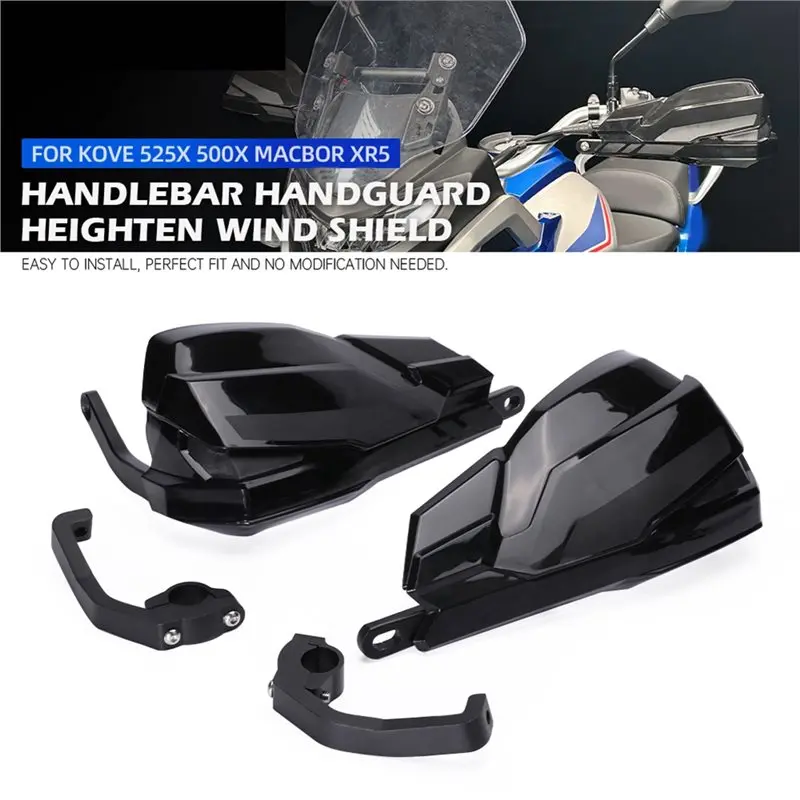N26R-For KOVE 525X 500X Macbor Montana XR5 KY525X KY500X Compatible Handlebar Handguard Hand Guards Brake Clutch Lever Protector