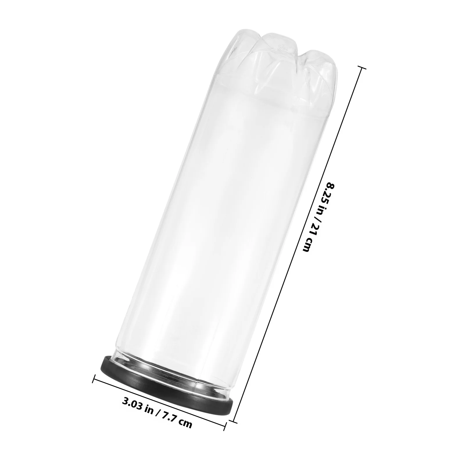 4 قطعة أنبوب التنس المحمولة حاوية كروية شفافة حامل كرات البلاستيكية للتنس البيسبول كرات رياضية صغيرة التخزين المنظم #5