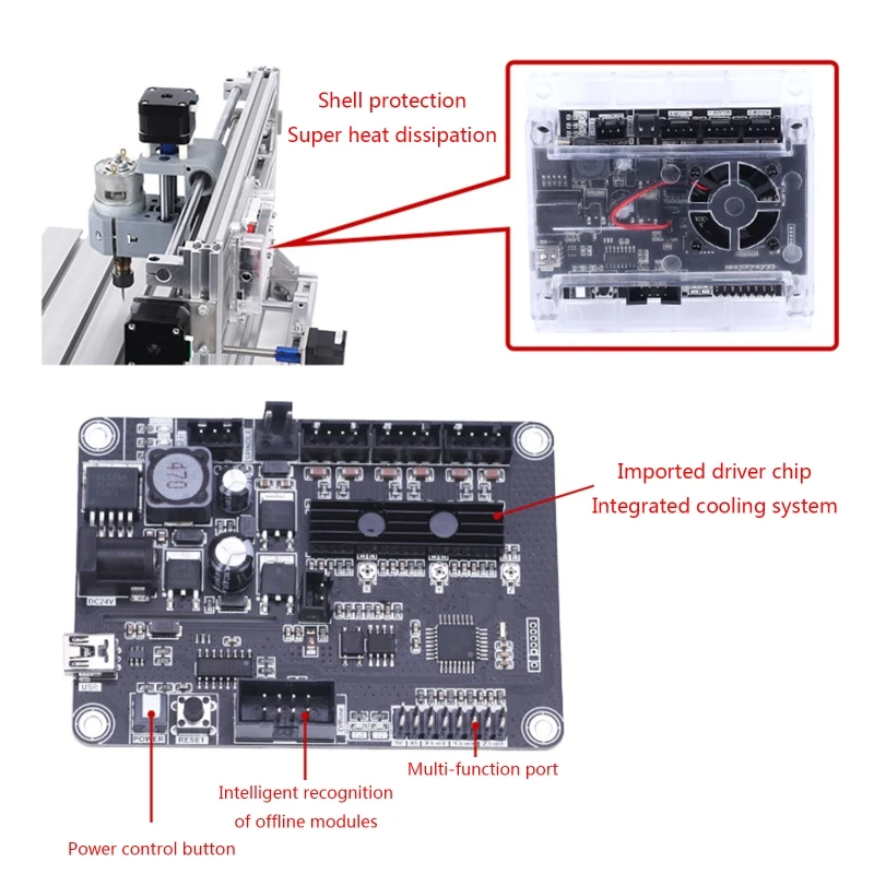 1ชุด Cnc Engraving เครื่อง GRBL ควบคุมออฟไลน์ Controller 1.1f USB Port CNC Drop Shipping