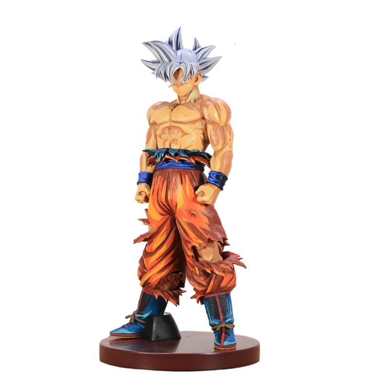 【Towar dostępny od ręki】 Figurka Bandai Dragon Ball Son Goku Ultra Instinct Manga Kolorowy Model Prezent