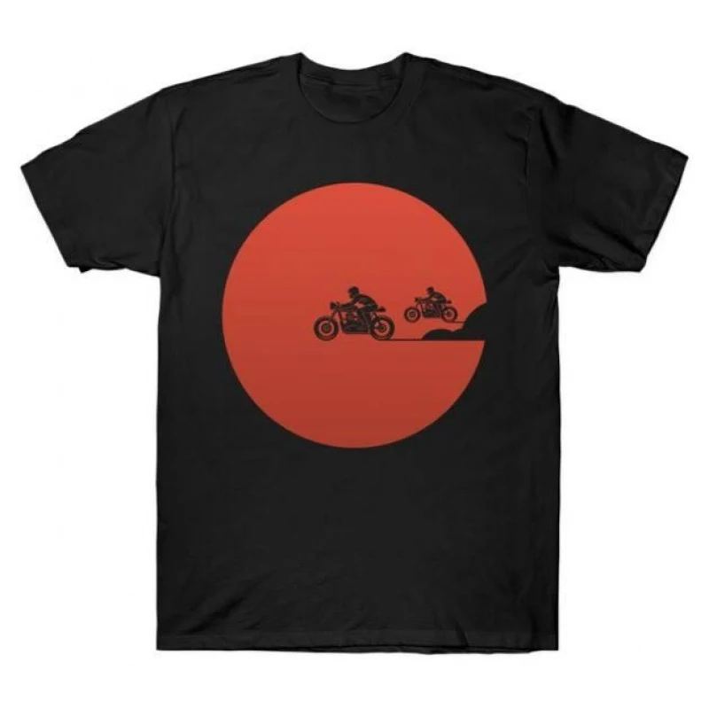 

Cloud Makers Cafe Racer Retro Motorcycle Gift T-Shirt for bikers 100% cotton Short sleeve Graphic clothes All size Tee S-6XL