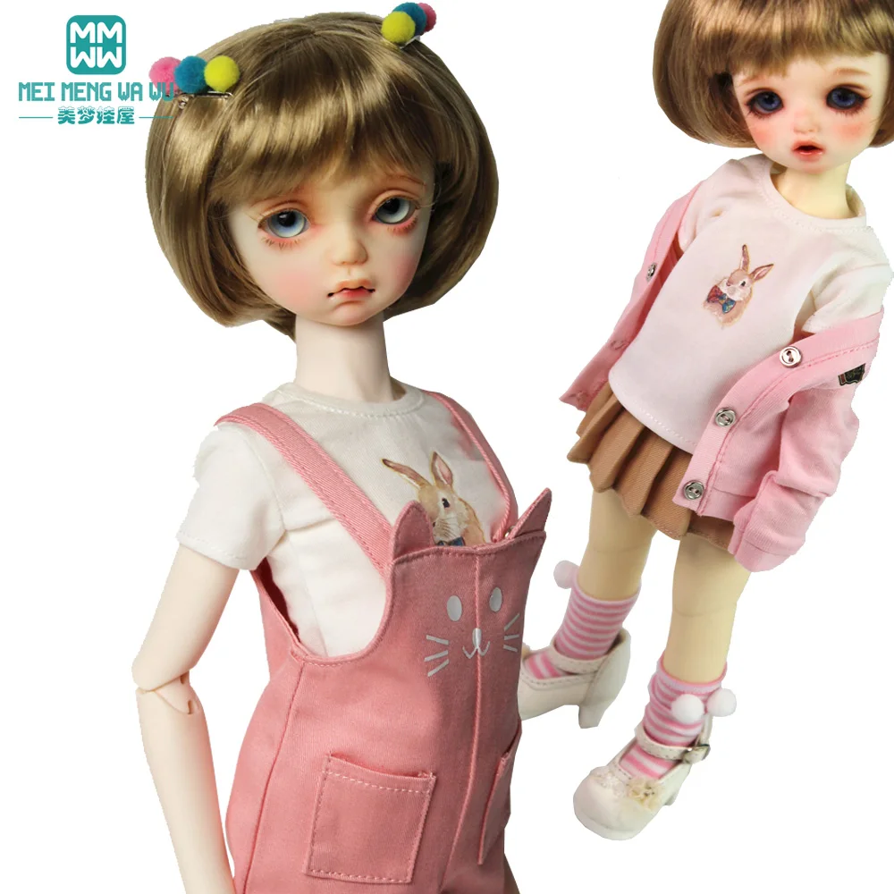 Fits 1/3 1/4 1/6 BJD Doll Clothes Fashion Qualities Print T-Shirt Multiple Patterns Gift