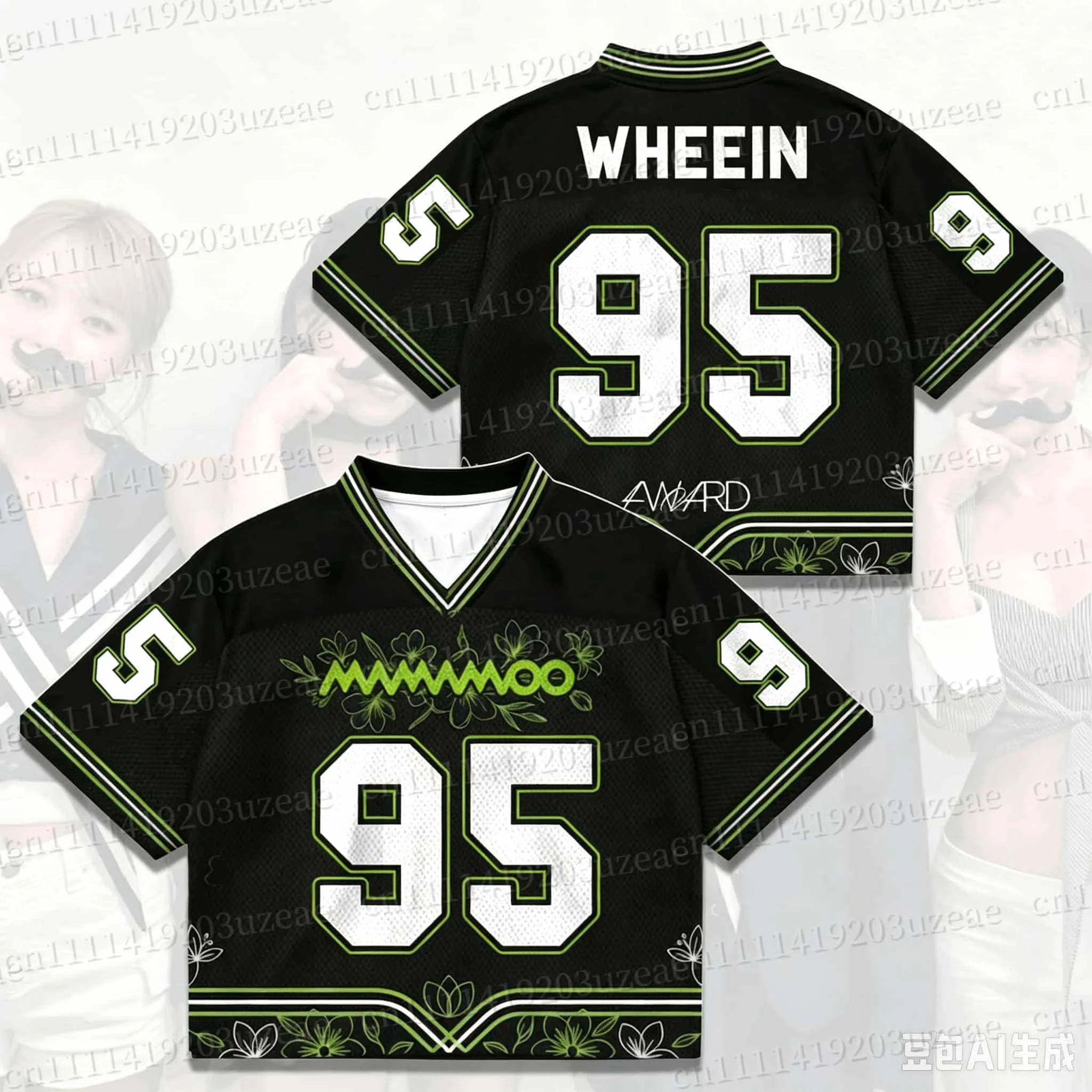 Summer 4WARD 2026 World Tour Fashion Green T Shirt Men Women Kpop Baseball Jersey Hip Hop Streetwear Concert Fans Gift Top