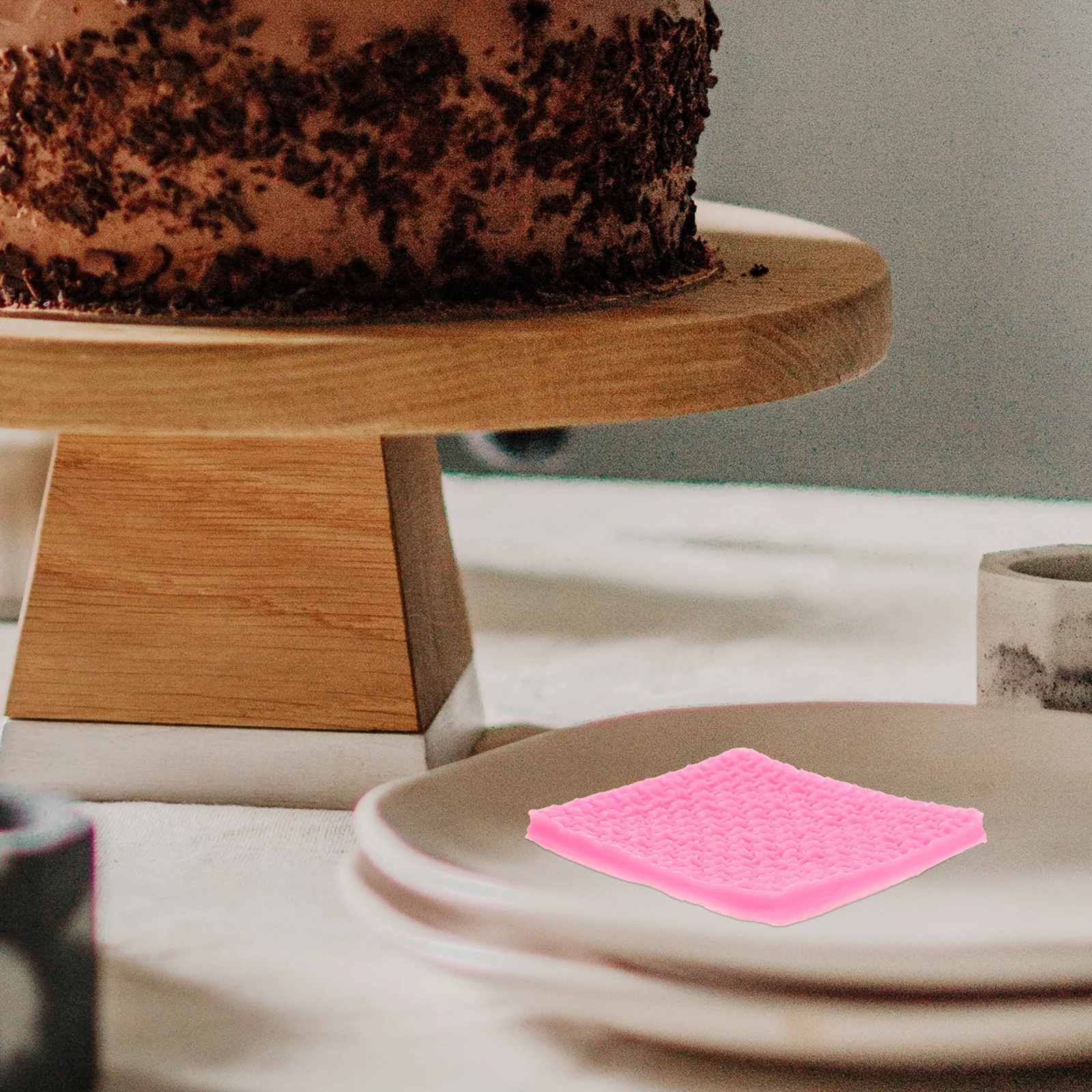 

4Pcs Silicone Crochet Texture Cake Molds Knitting Embossed Design Non-Stick Fondant Candy Chocolate Kitchen Tools