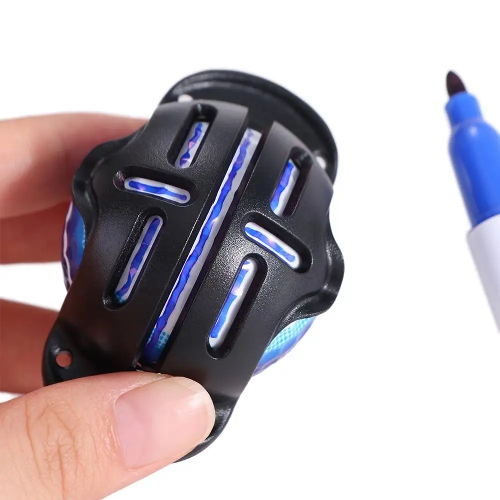 8Pcs/Set Vibrant Colors Golf Ball Line Marker Set 4 Marking Stencils 4 Pens Golf Balls Alignment Exerciser Durable