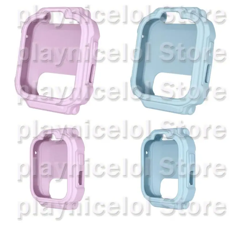 E8BA 시계 커버 360 10X 스크래치 스크래치 스크래치 스크래치 스크래치 스크래치 실리콘 케이스 전체 커버리지 소프트 하우징 시계 보호기 범퍼 쉘