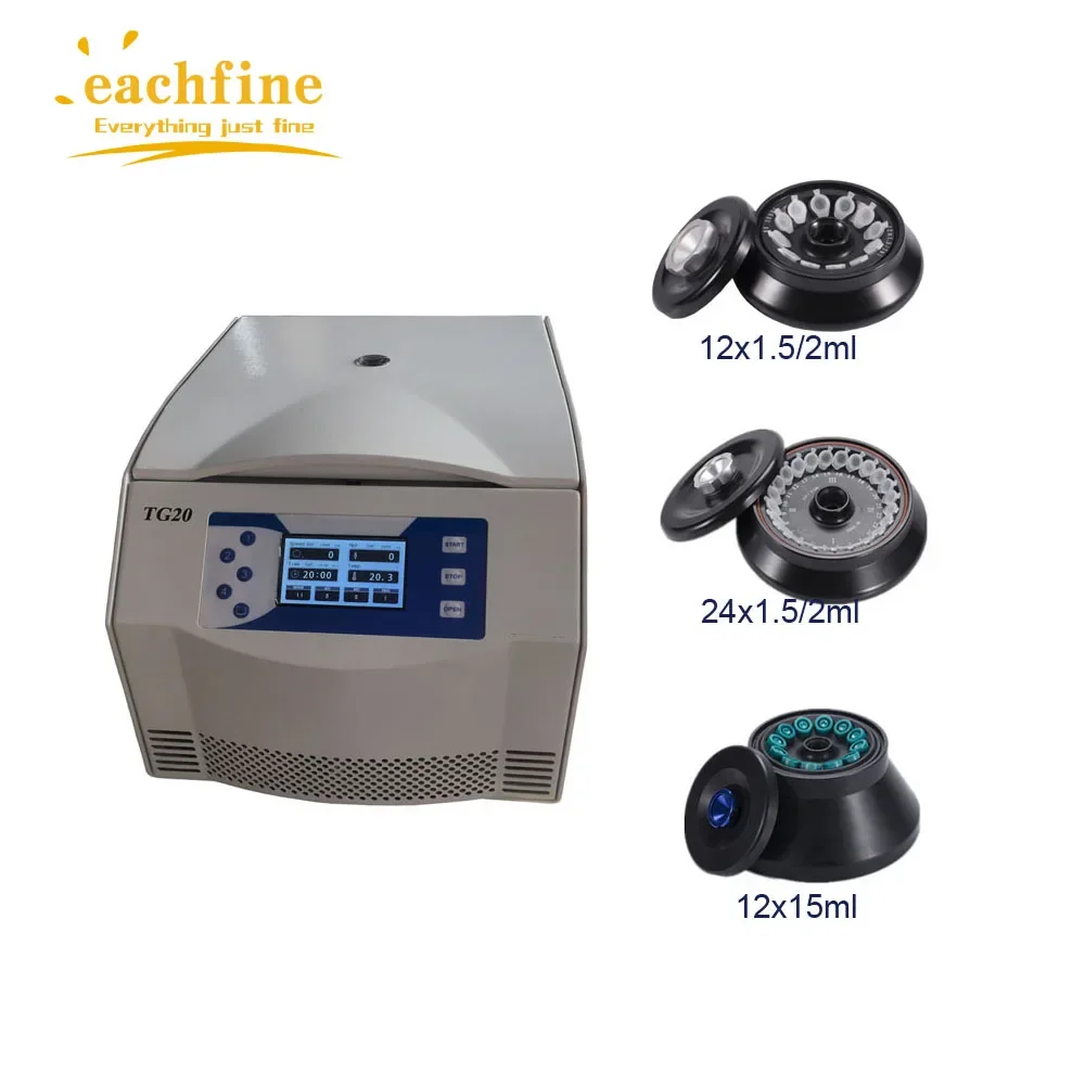 

Table top LCD touch screen display high speed MAX 21000 rpm refrigerated centrifuge