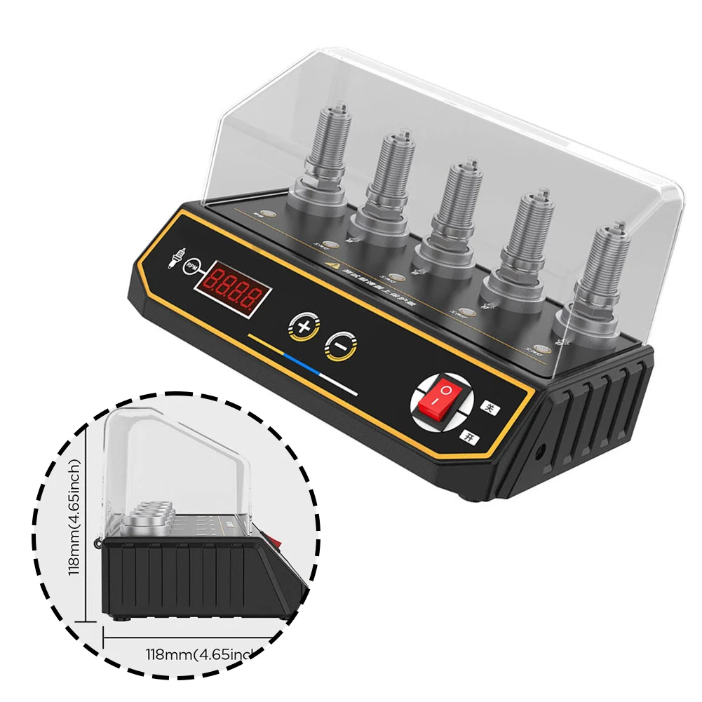 SPT360 Five-Hole Ignition Tester for Vehicle Repair Shops Supporting Various Thread Sizes and Electrode Structures