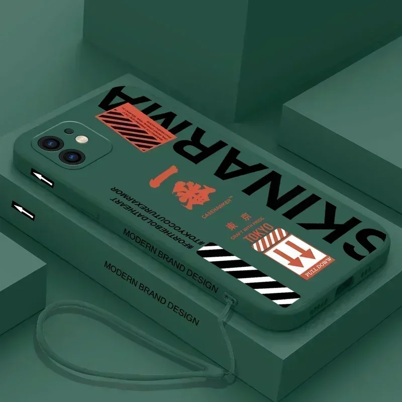 Funda de silicona líquida con correa de mano para Oneplus Nord 3, 2, 9R, 9, 8T, 8, 7T, Pro, 6, 5G